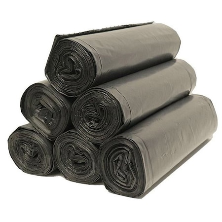 Wrap Tite Trash Can Liners, 40 in x 46 in, 1.5 mil, Black, 100 PK CL1504046B